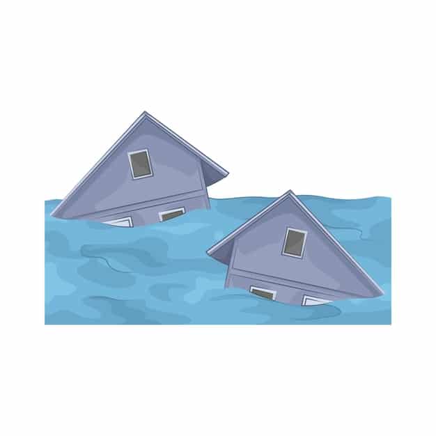 A before-and-after illustration depicting the impact of sea level rise on a typical US coastal estuary, showing saltwater intrusion and habitat changes.