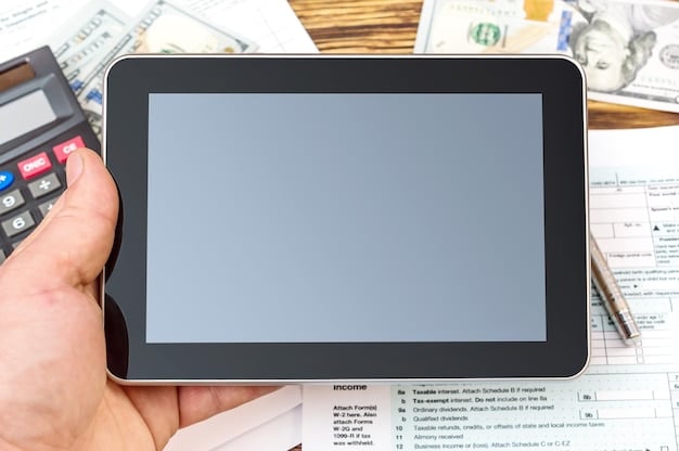 A digital interface displaying a personal loan application form, with a calculated monthly payment and interest rate, symbolizing the process of obtaining a consolidation loan.