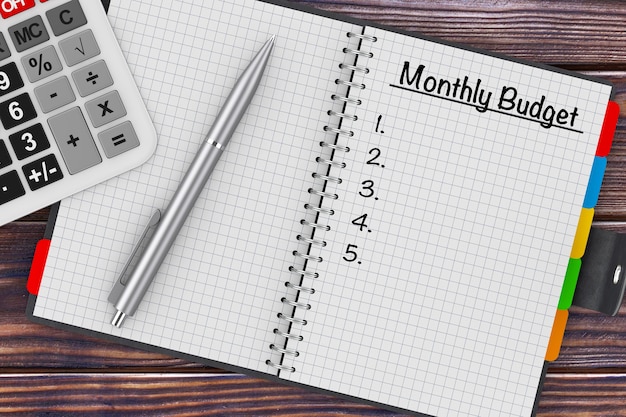 A close-up of a budget planner with handwritten notes and charts, highlighting income, expenses, and savings goals, illustrating the importance of budgeting for early retirement as part of Unlock Your Financial Potential: 3 Personal Finance Strategies for Early Retirement in the US.