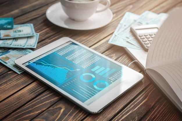 A close-up shot of a budget spreadsheet on a tablet, highlighting income, expenses, and savings categories. The image represents the process of creating and managing a budget to Boost Your Savings: 4 Personal Finance Habits to Adopt Before the End of the Year.